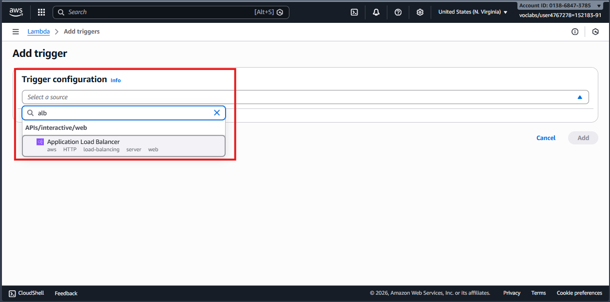 Lambda Trigger ALB 2